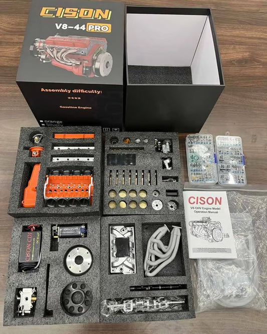 V8 Petrol Engine Model Kit